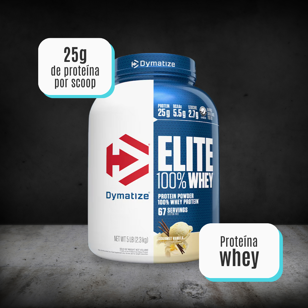 ELITE WHEY 5LBS 63 SERV DYMATIZE