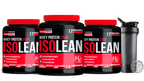 PACK MUSCULO: x3 ISOLEAN 600gr + Shaker