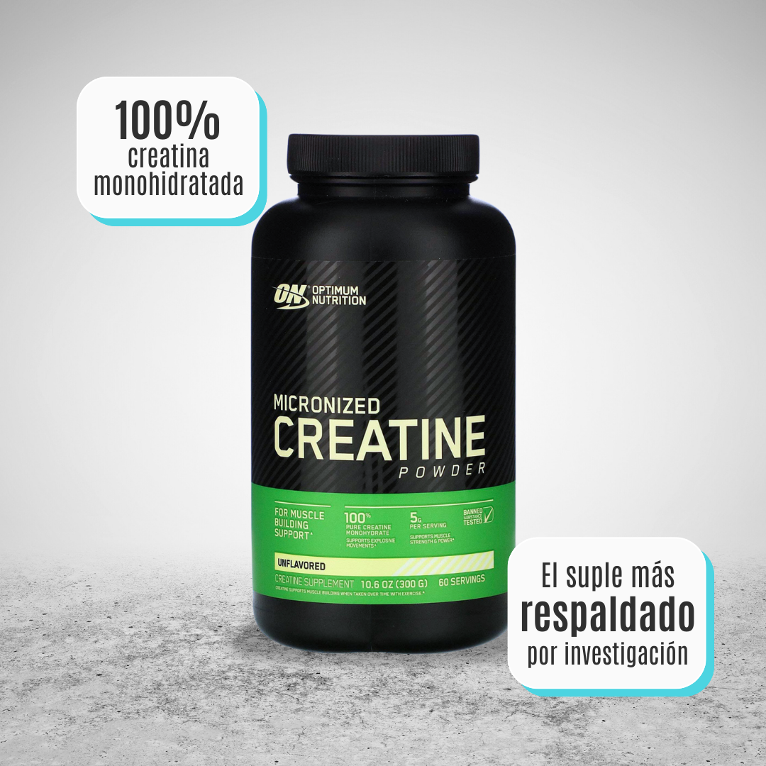 CREATINE POWDER MICRONIZADA 300 GRS 60 SERV ON