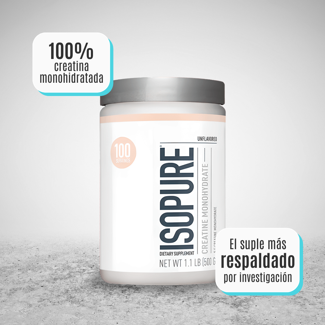 ISOPURE CREATINA MONOHIDRATADA 500G 100 SERVICIOS