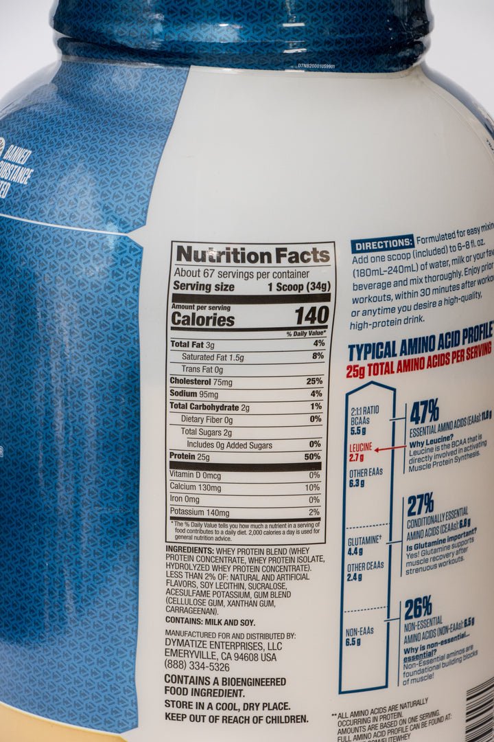 ELITE WHEY 5LBS 63 SERV DYMATIZE