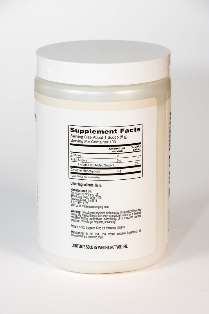 ISOPURE CREATINA MONOHIDRATADA 500G 100 SERVICIOS