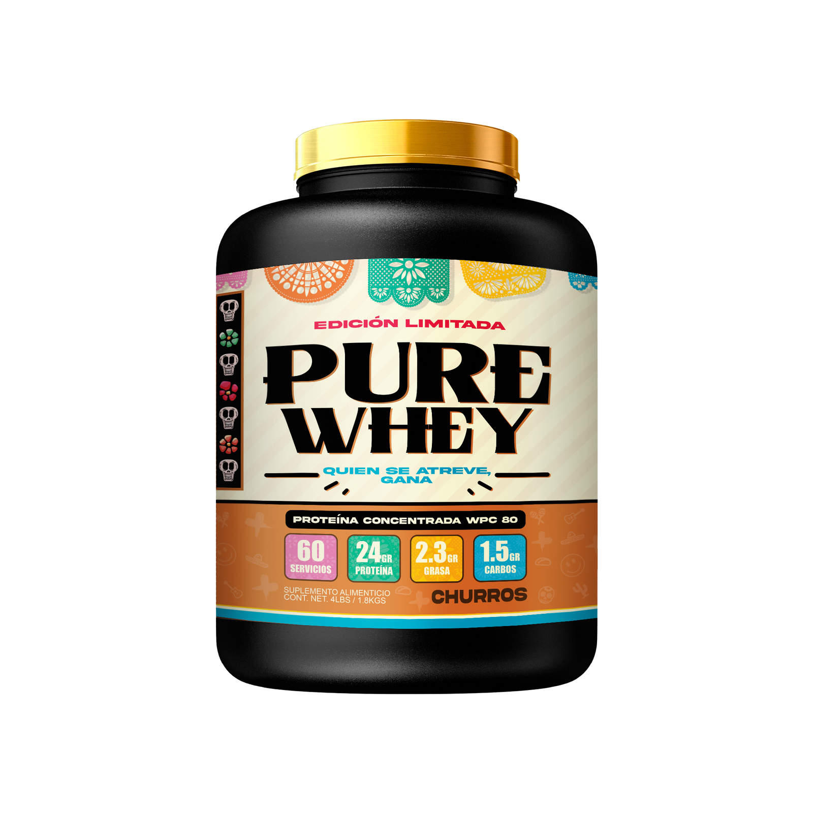 PURE WHEY 4lbs // Churros