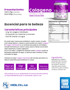 Colageno Hidrolizado frances - Sabor Arandano