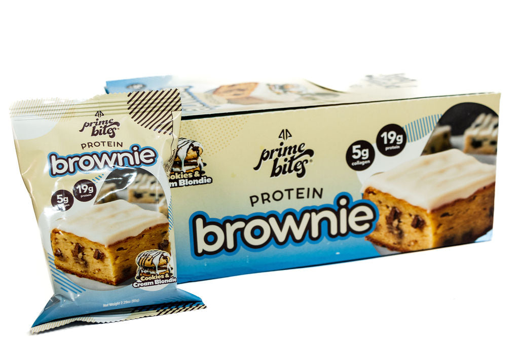 PROTEIN BROWNIES 12 PACK PRIME BITES