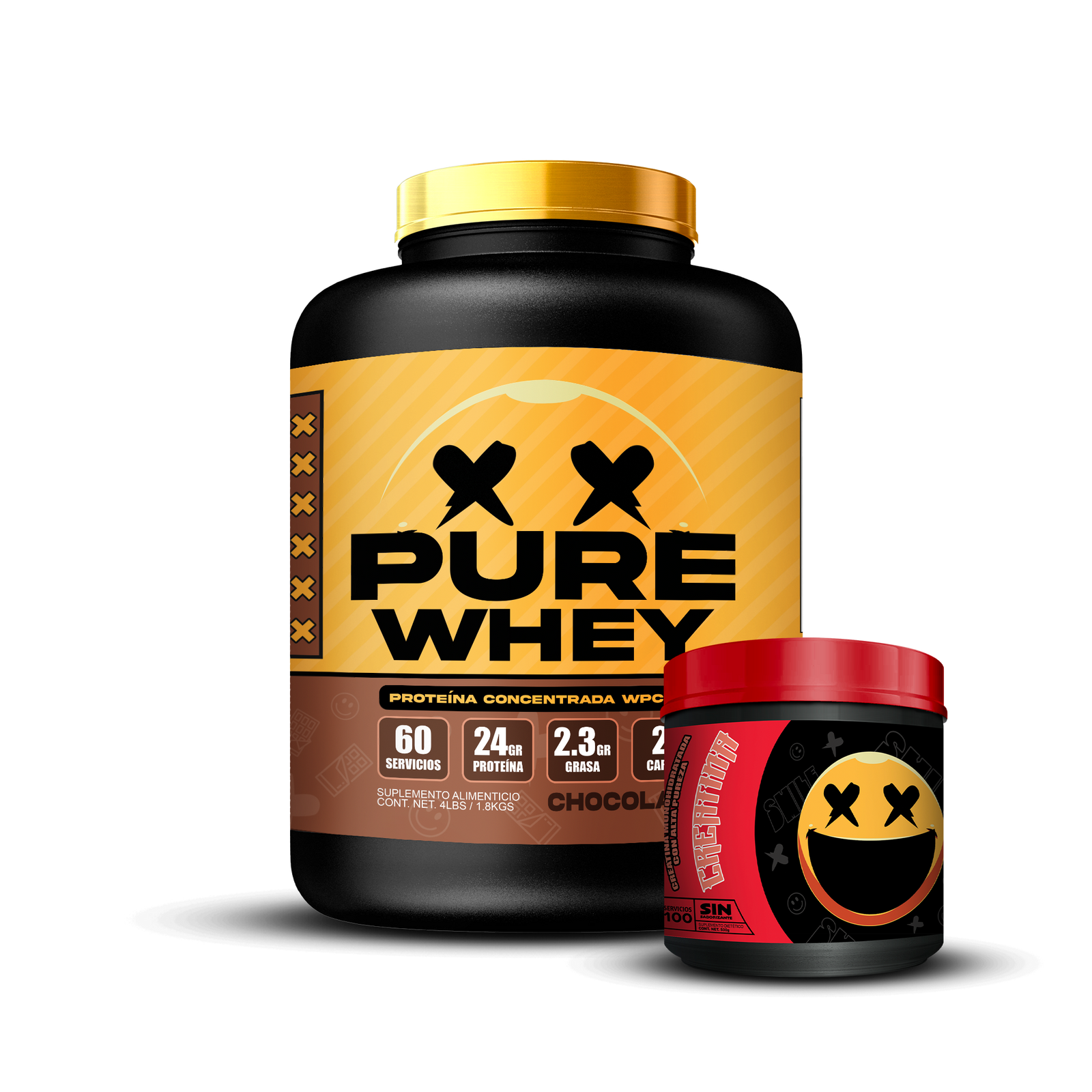 PURE WHEY 4lbs / CREATINA 100s