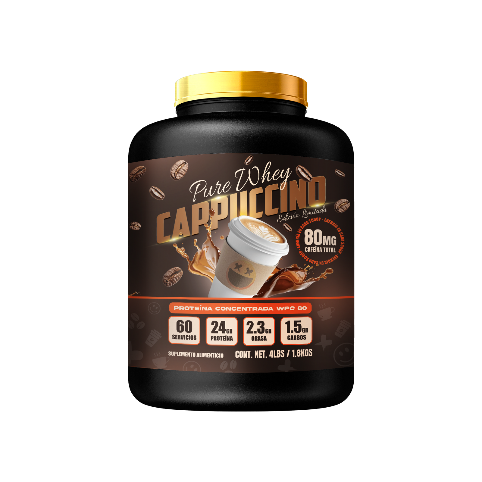 PURE WHEY 4lbs / Cappuccino