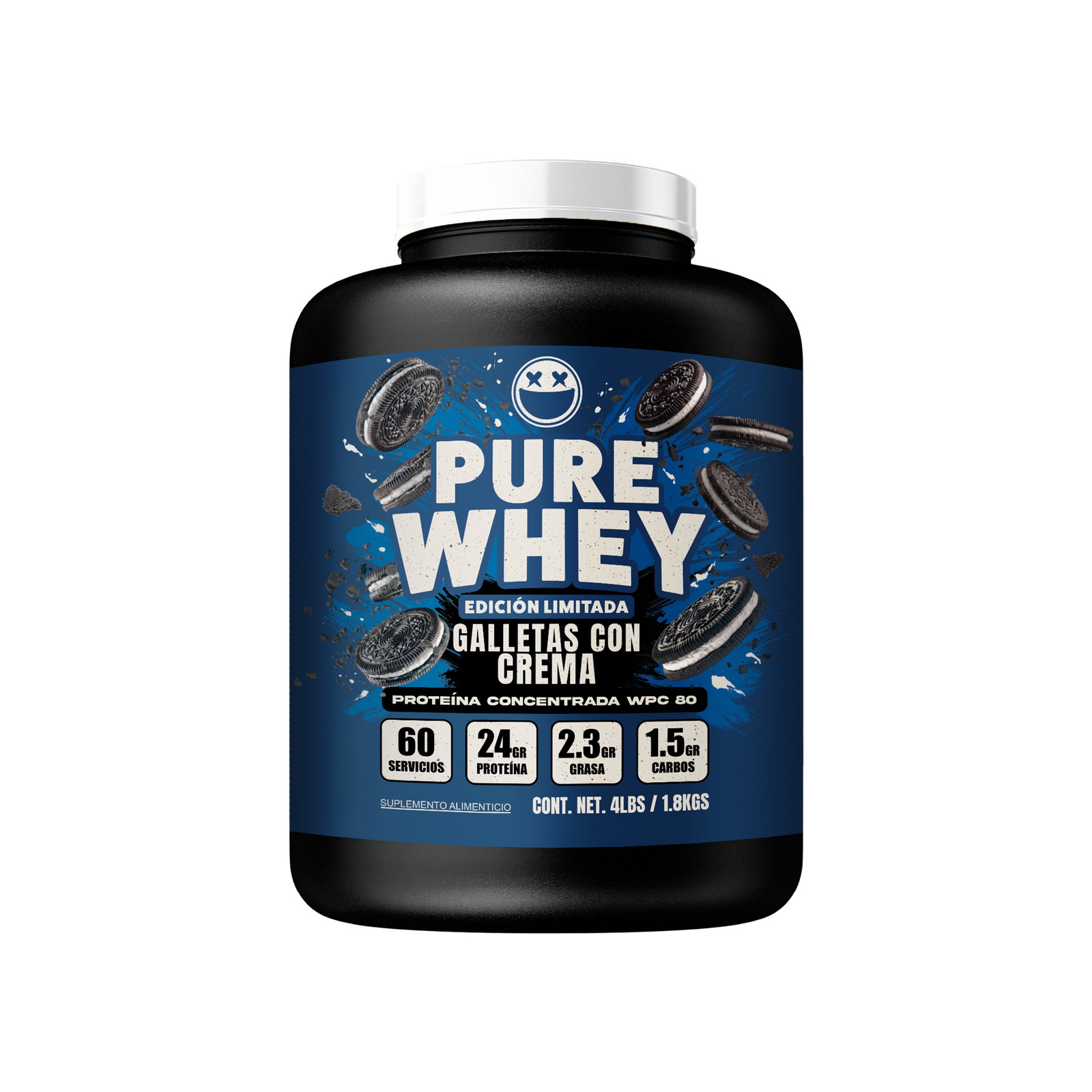 PURE WHEY 4lbs / Galletas con Crema