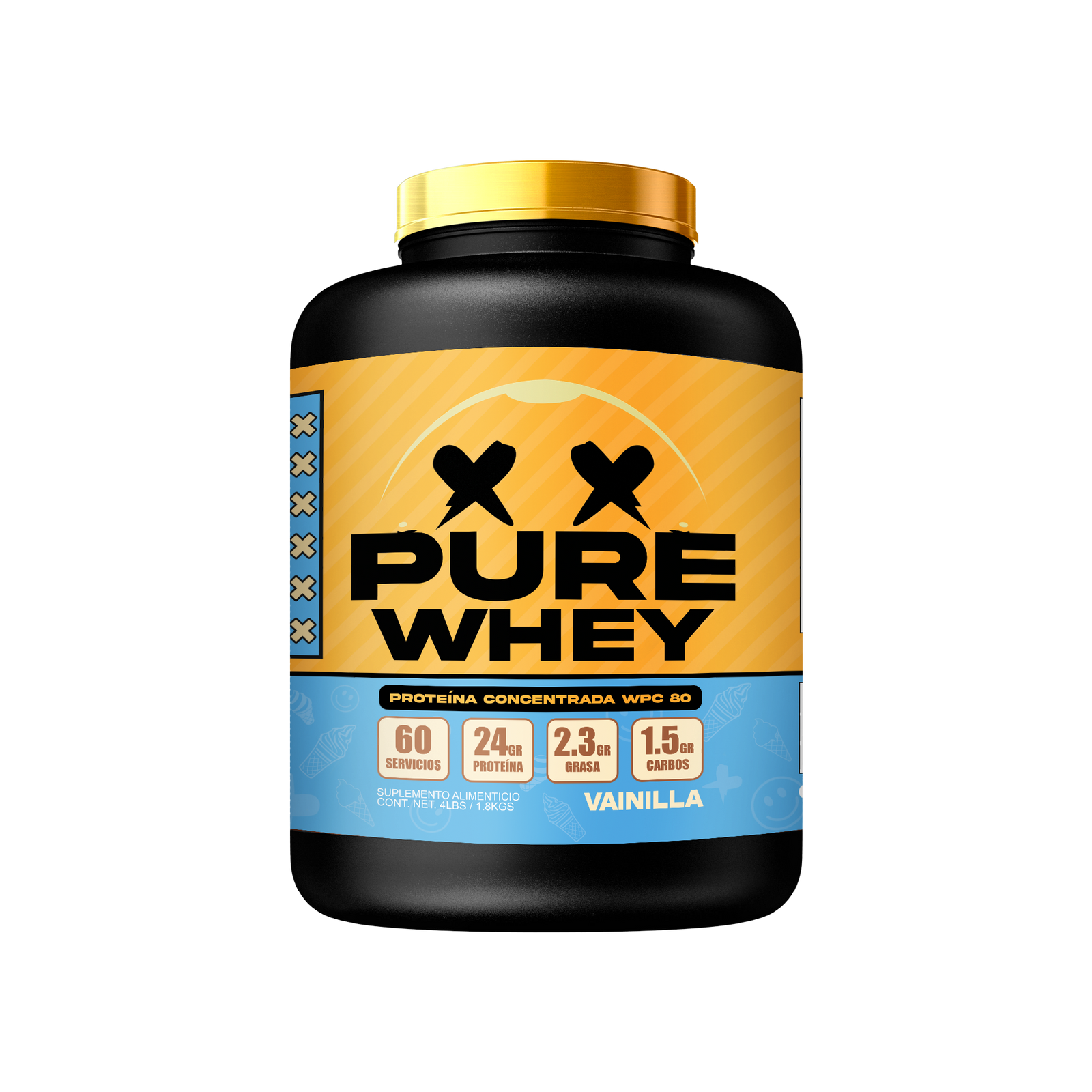PURE WHEY 4lbs // Vainilla