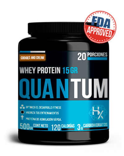 Quantum 500GR - Whey Protein / Proteina + preentreno