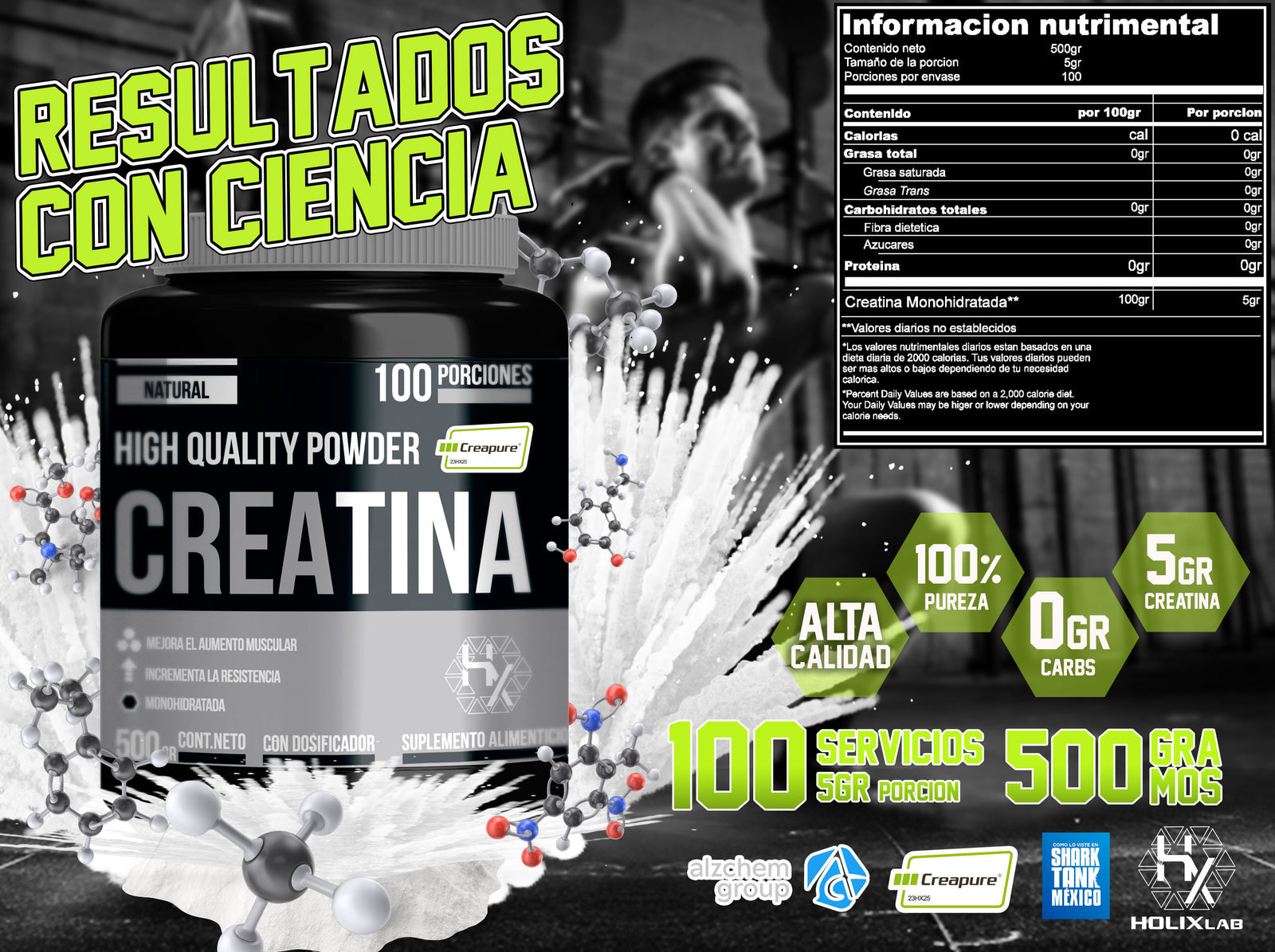 CREATINA PURA MONOHIDRATADA