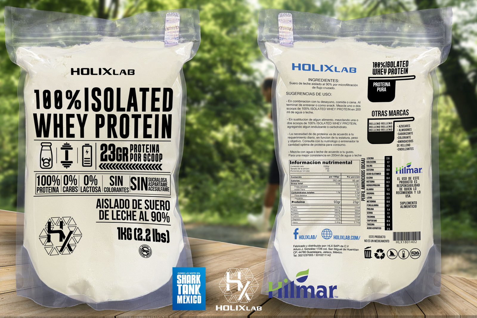Isolated Whey Protein 100% - 23gr PROTEINA PURA