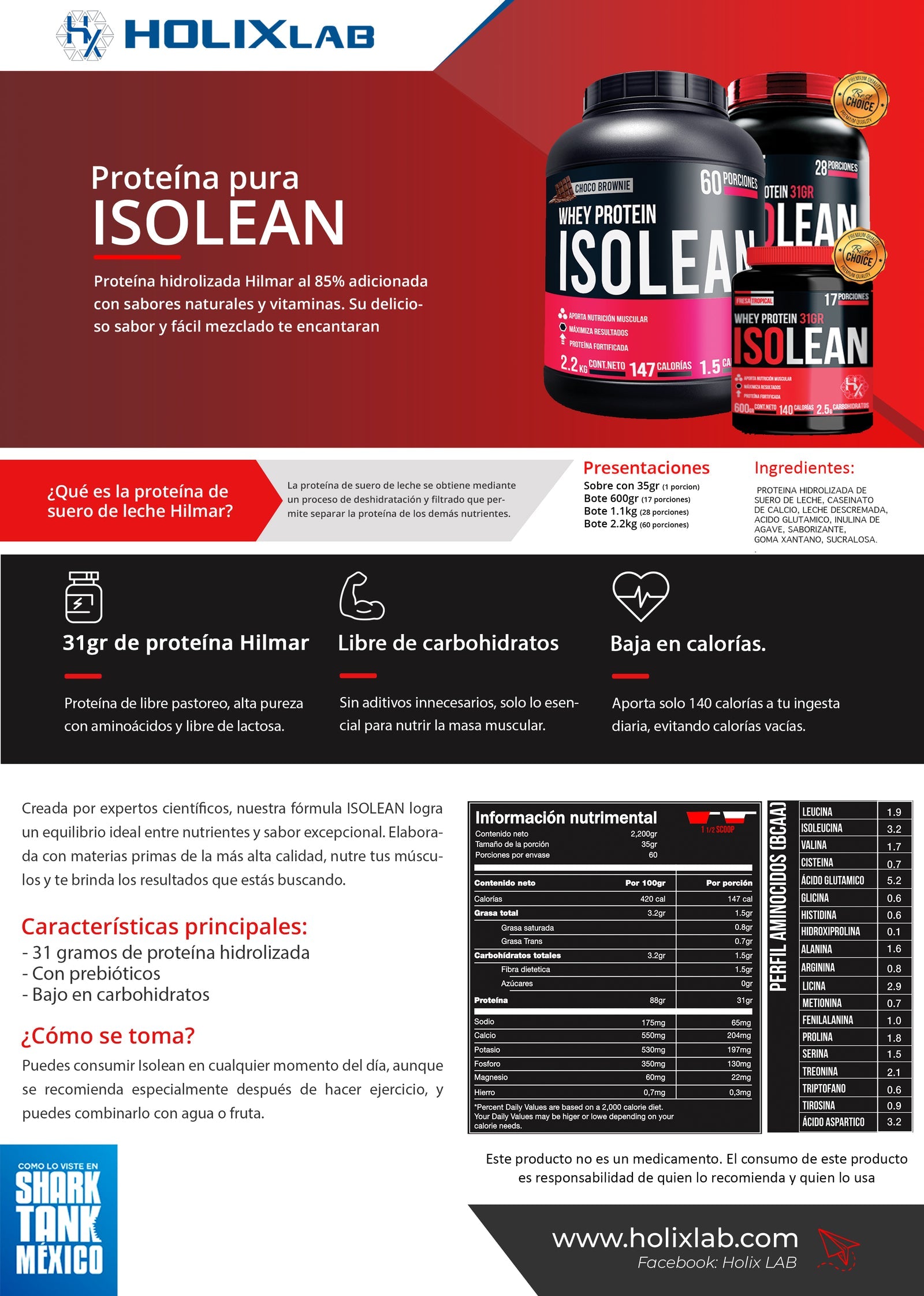 X2 ISOLEAN 2.2 KG + 1 SHAKER + ENVÍO GRATIS