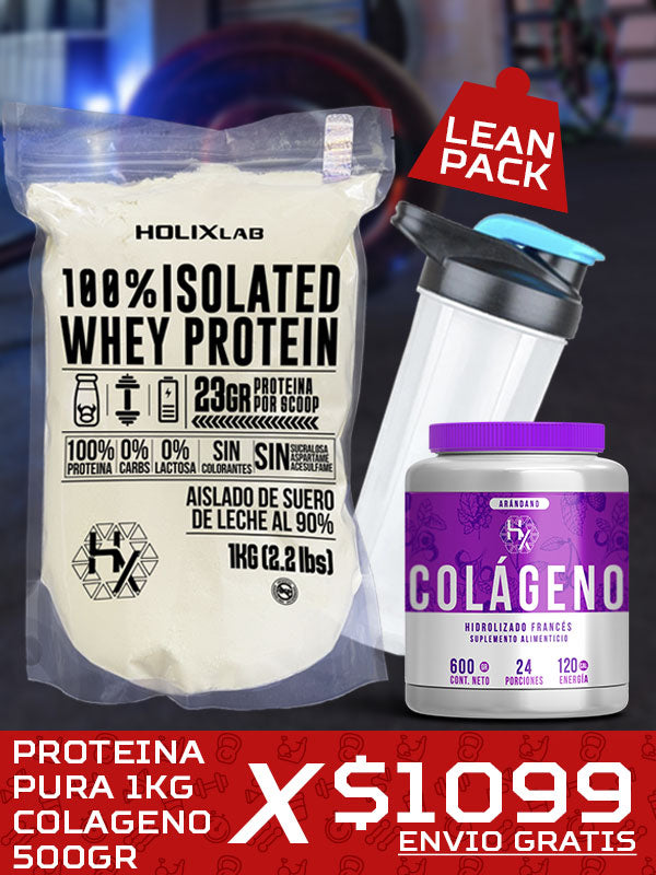 PROTEINA PURA + COLAGENO + SHAKER + ENVÍO GRATIS