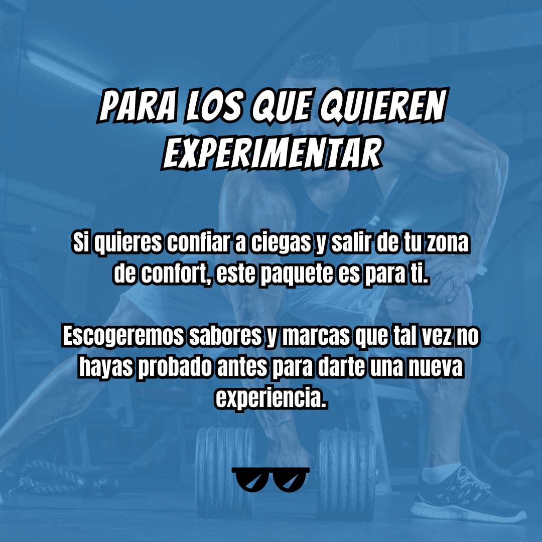 CAJA MISTERIOSA: SNACKS PROTEÍCOS