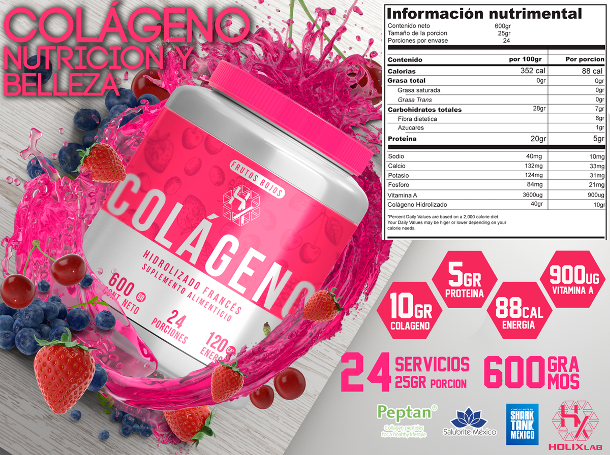 Colageno Hidrolizado frances - Sabor Arandano